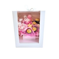 Chocolate & Candle Bouquet for Her in Gift Box